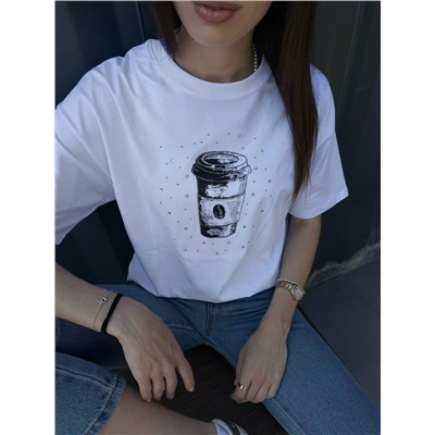 Футболка с  3D элементами  PREMIUM COTTON