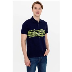 Erkek Lacivert Polo Yaka Tişört