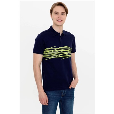 Erkek Lacivert Polo Yaka Tişört