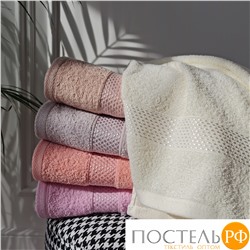 (13-1021) Полотенце Eleganta (Petek Crystal) 70х130 см Махра 390 г/м2, 13-1021 Светло-Розовый (Персиковый на бирке)