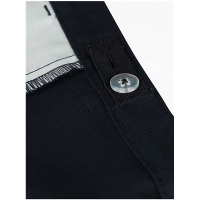 Boys Navy Longer Length Regular Leg School Trouser 2 Pack