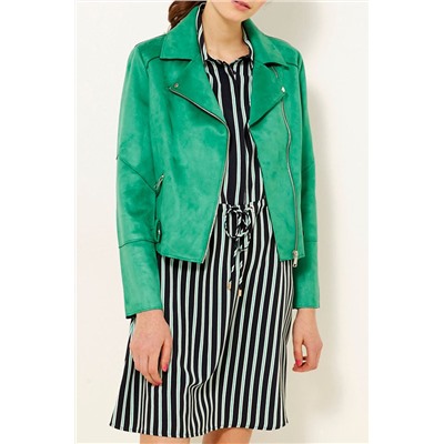 Chaqueta biker Verde
