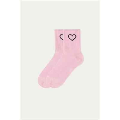Sportliche Unisex-Kurzsocken aus Baumwolle mit Muster