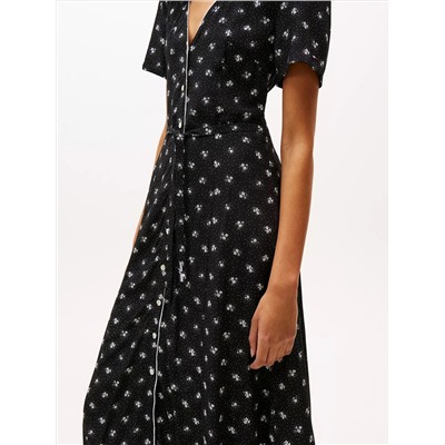 Tommy Jeans Floral Print Midi Dress