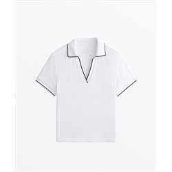 Polo manga corta piping Comfortlux