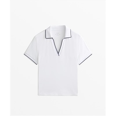 Polo manga corta piping Comfortlux