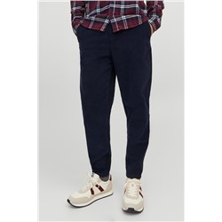 Pantalón chino de terciopelo Azul marino