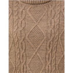 Balıkçı Yaka Vizon Crop Top Kazak