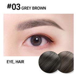 Natural Drawing Eyebrow Pencil #03 Grey Brown, Карандаш для бровей
