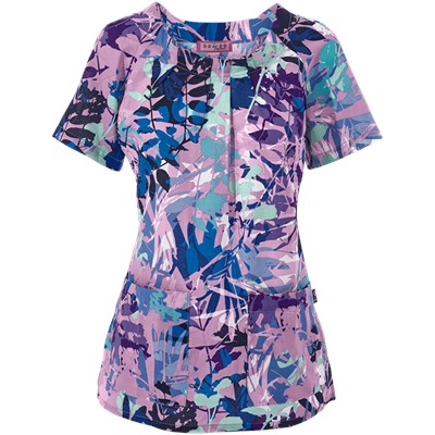 koi Scrubs Bora Bora Print Top