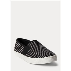 Lauren Jinny Stitched Canvas Sneaker