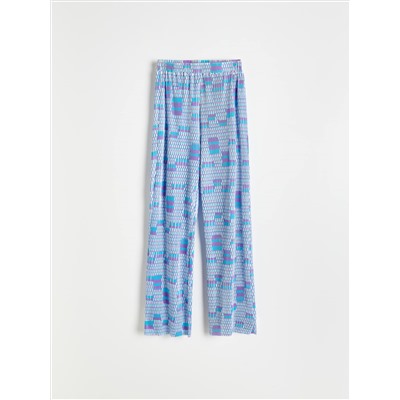 Plissierte Hose