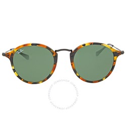RAY-BANRound Fleck Green Classic G-15 Sunglasses RB2447 1157 49