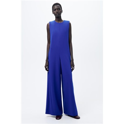 CREPE PALAZZO JUMPSUIT