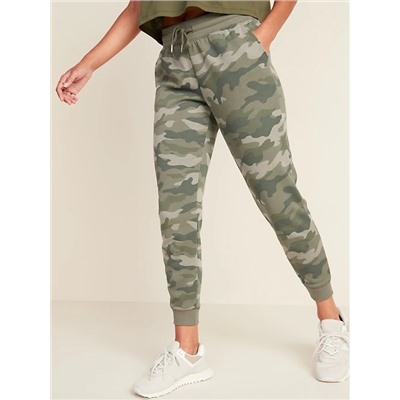 Mid-Rise Vintage Street Jogger Pants for Women