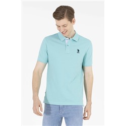 Erkek Mint Basic Polo Yaka Tişört