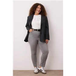 Gri Yüksek Bel Büyük Beden Skinny Jeans TBBAW26CJ00035