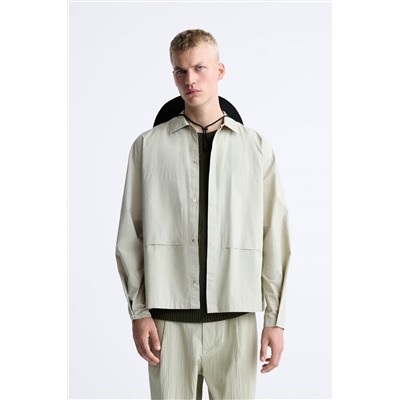 COTTON SHIRT WITH POCKETS