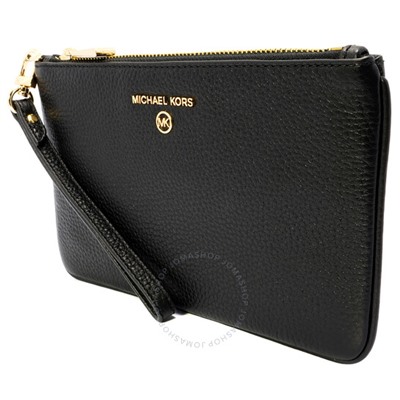 MICHAEL KORSMedium Pebbled Leather Wristlet