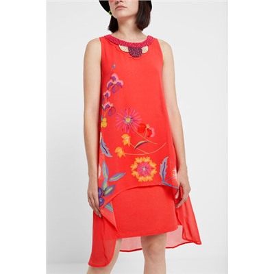 Vestido étnico flores