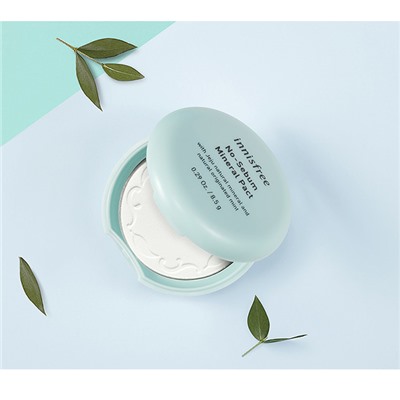No-Sebum Mineral Pact, Бесцветная минеральная матирующая компактная пудра