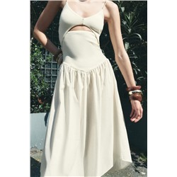 COMBINED CUT-OUT DRESS