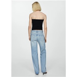 Jeans rectos tiro medio