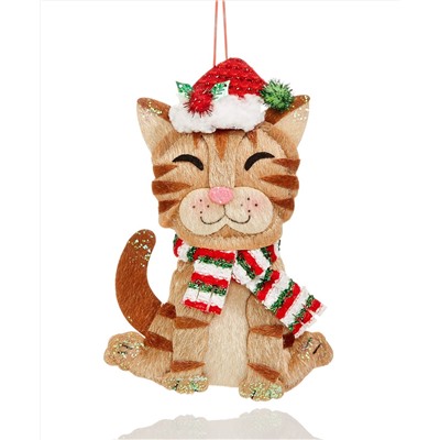 Holiday Lane Pets Smiling Cat Ornament Created for Macy's