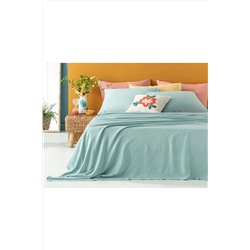 English Home Genesis Soft Touch Çift Kişilik Pike Seti 200x220 Cm Turkuaz TYC00450568065