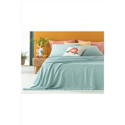 English Home Genesis Soft Touch Çift Kişilik Pike Seti 200x220 Cm Turkuaz TYC00450568065