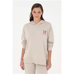Kadın Taş Kapüşonlu Sweatshirt
