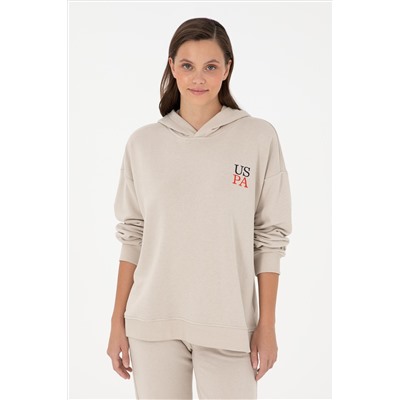 Kadın Taş Kapüşonlu Sweatshirt