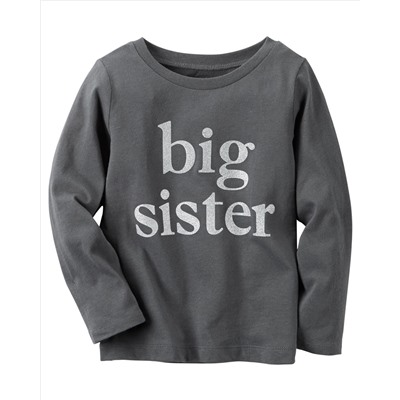 Long-Sleeve Big Sister Graphic Tee