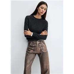 Jeans rectos foil