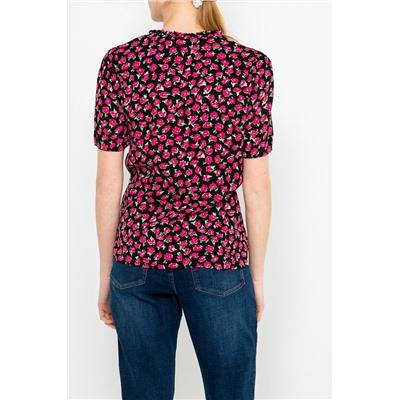 Blusa Rosa y negro