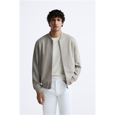 CAZADORA BOMBER EFECTO ANTE