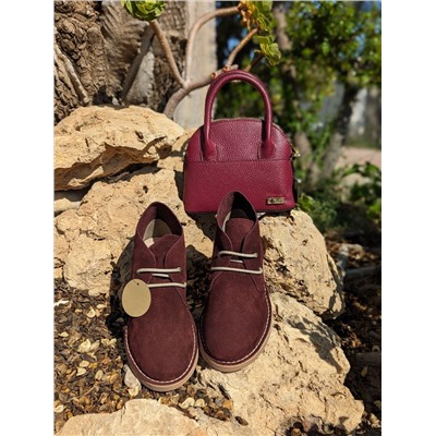 AB.Z. SAFARY VINO+Ab.Zapatos PELLE Peque (550) Granate АКЦИЯ