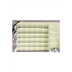 Kayra Export, Peştemal Fıstık Yeşili Küçük Boy 60x100 Cm Pamuk Peştemal