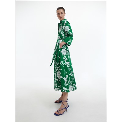 Gemustertes Maxikleid