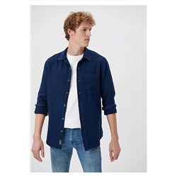 MaviLacivert Gömlek Slim Fit / Dar Kesim 0210979-18790