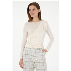Kadın Krem Sweatshirt