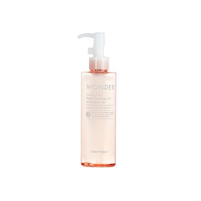 TONYMOLY WONDER Apricot Seed Deep Cleansing Oil Гидрофильное масло с экстрактом абрикосовых косточек 190мл