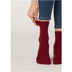Kurze Socken mit Cashmere