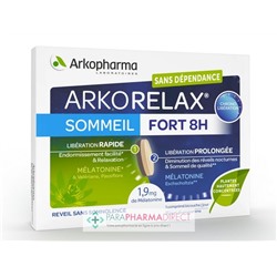 ArkoPharma ArkoRelax Sommeil Fort 8H 15 comprimés