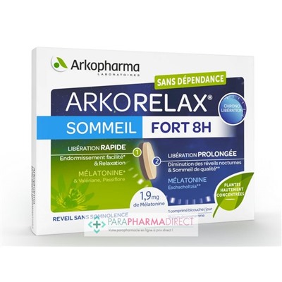 ArkoPharma ArkoRelax Sommeil Fort 8H 15 comprimés OFFRE SPECIALE -2€