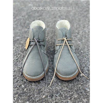 AB.Z. 3612/2 Gris-С ДВОЙНЫМИ ШНУРКАМИ