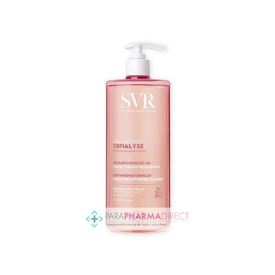 SVR Topialyse Gel Lavant Apaisant Hydratant 24h 1L