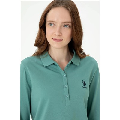 Kadın Mint Basic Sweatshirt