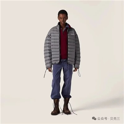 Женская пуховая стеганная куртка  Mi*umi*u