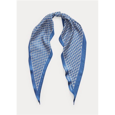 Lauren Carolyn Silk Twill Scarf